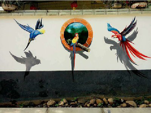 得荣视觉错位-3D墙绘设计