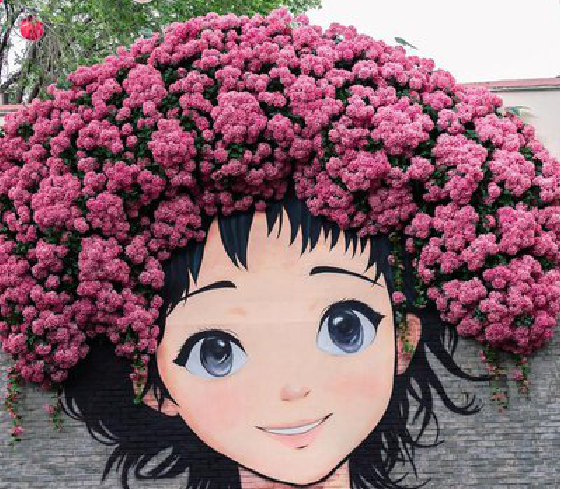 得荣墙体彩绘-网红墙打卡