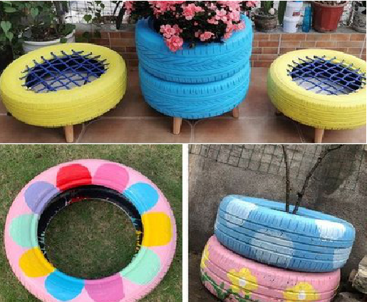 得荣墙体彩绘-变废为宝