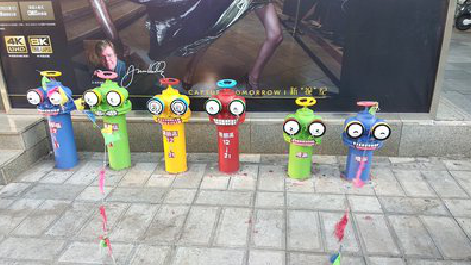 得荣商业区彩绘