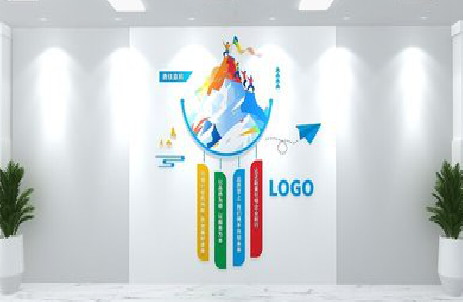 得荣公司企业形象墙的工艺材料有哪些？